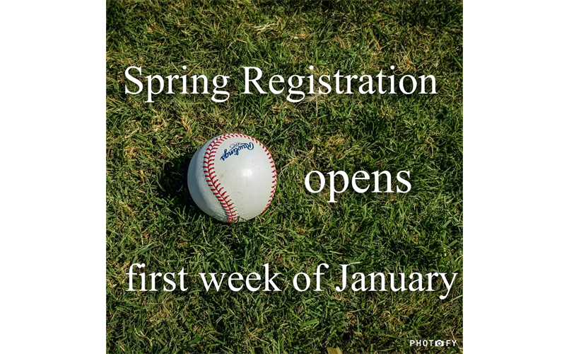 Spring Registration Opens in January!