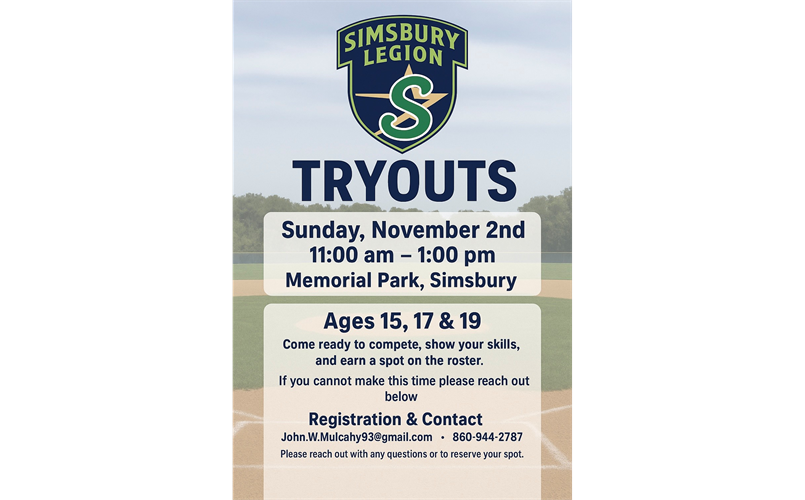 Simsbury Legion Tryouts